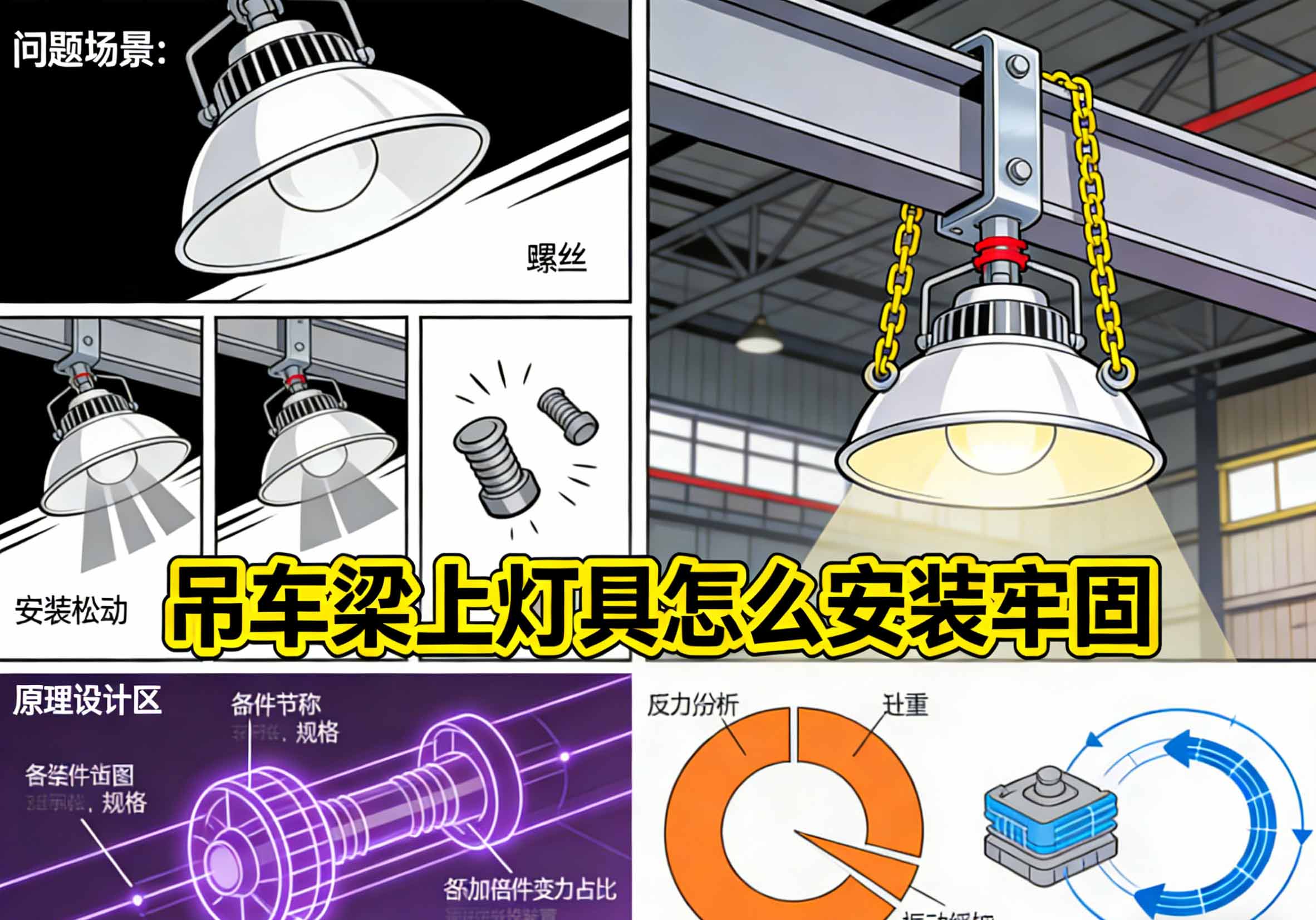 吊车梁灯具专业安装