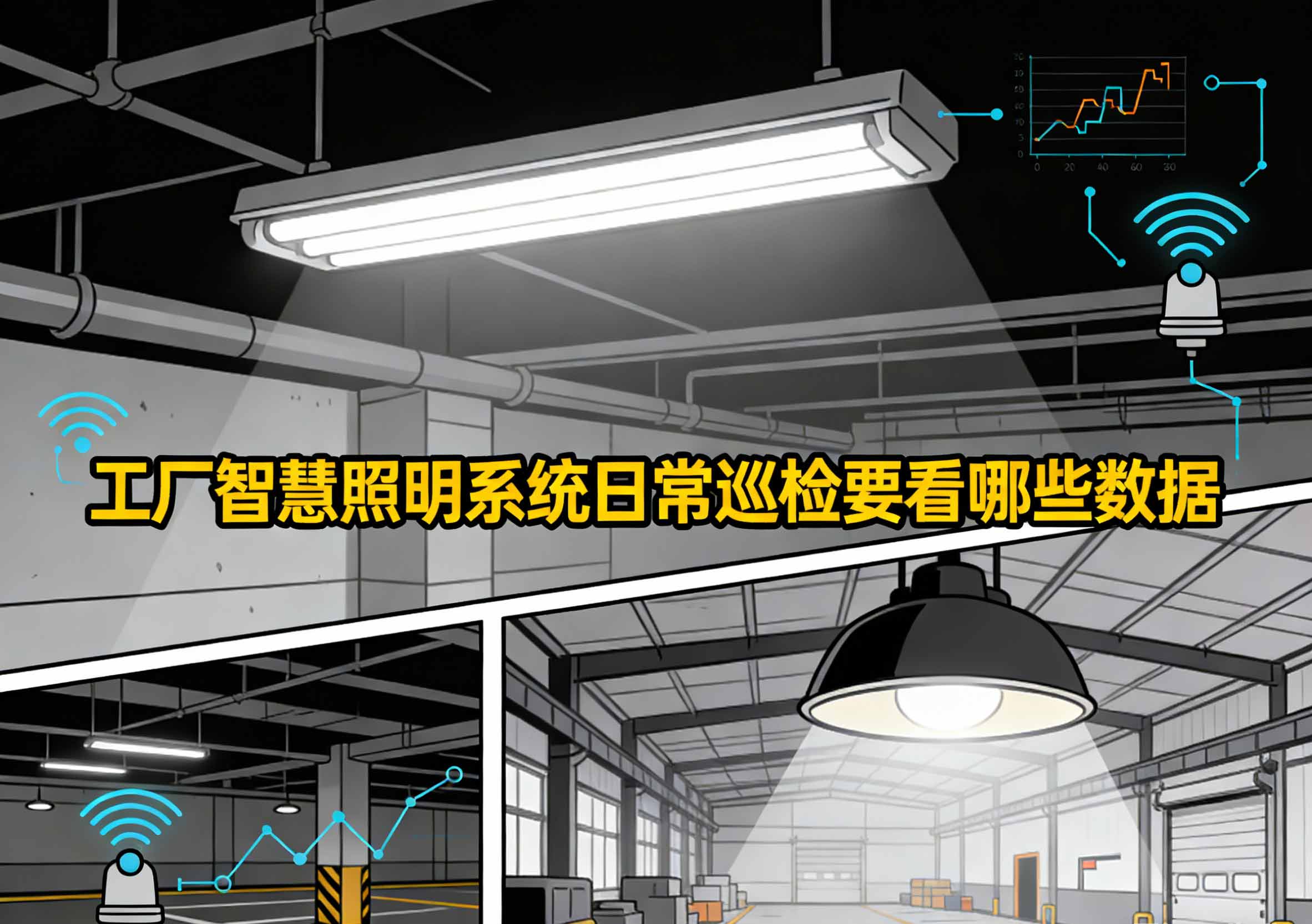 工厂智慧照明系统日常巡检要看哪些数据