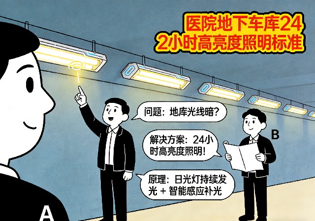 医院地下车库照明设计方案 专业灯光布局