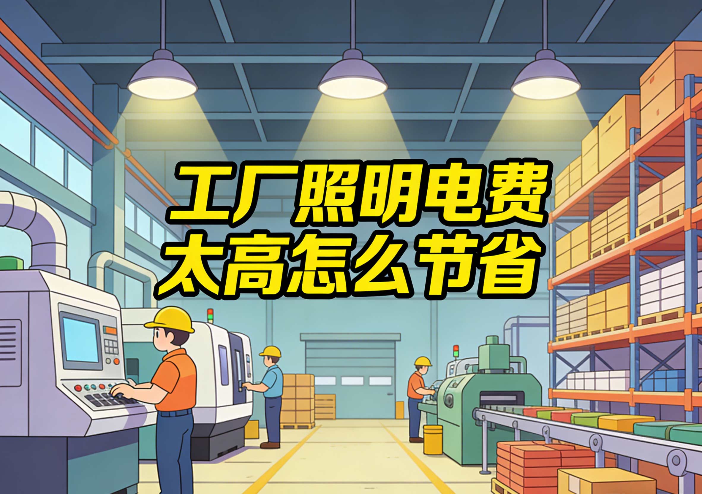 工厂照明电费太高怎么节省