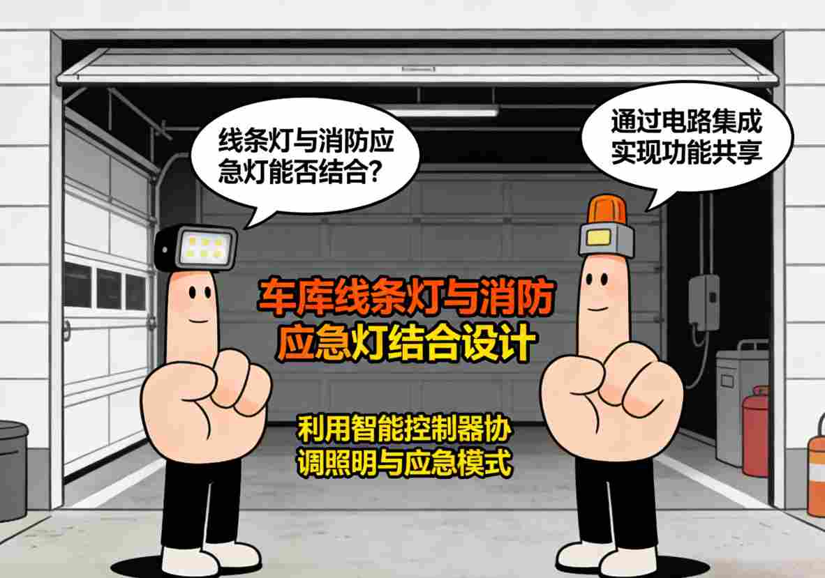 专业设计师规划车库照明布局 兼顾美观与消防安全