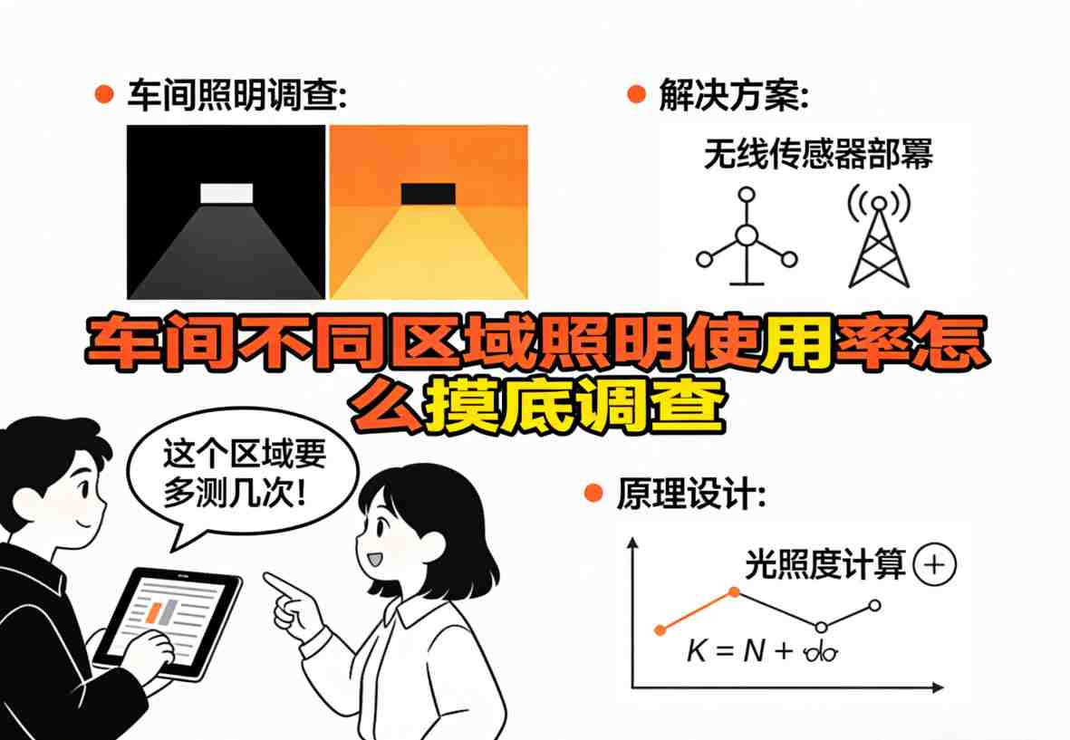 车间人员活动与照明使用率关联分析图