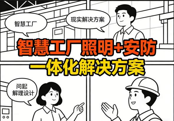 智慧工厂照明安防一体化控制中心 智能管理平台