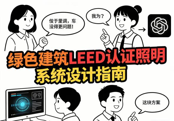LEED认证绿色建筑照明设计效果图 节能照明系统