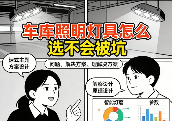 检查车库照明灯具的防护等级和材质细节 选购耐用产品