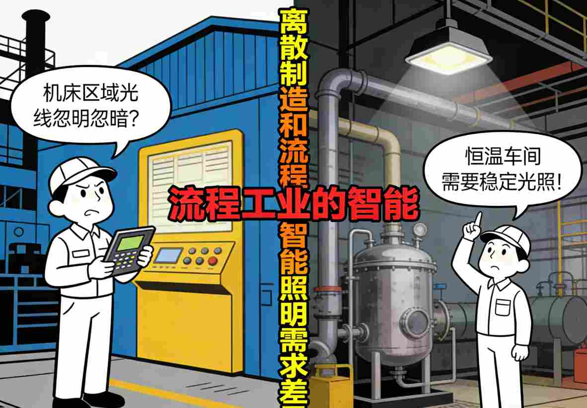 离散制造车间智能照明应用场景-灵活工位照明