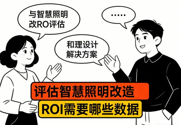 智慧照明改造前后能耗对比数据图