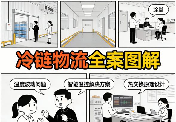 冷链物流办公室舒适智能LED平板灯照明环境