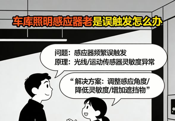 车库照明感应器不同类型工作原理对比