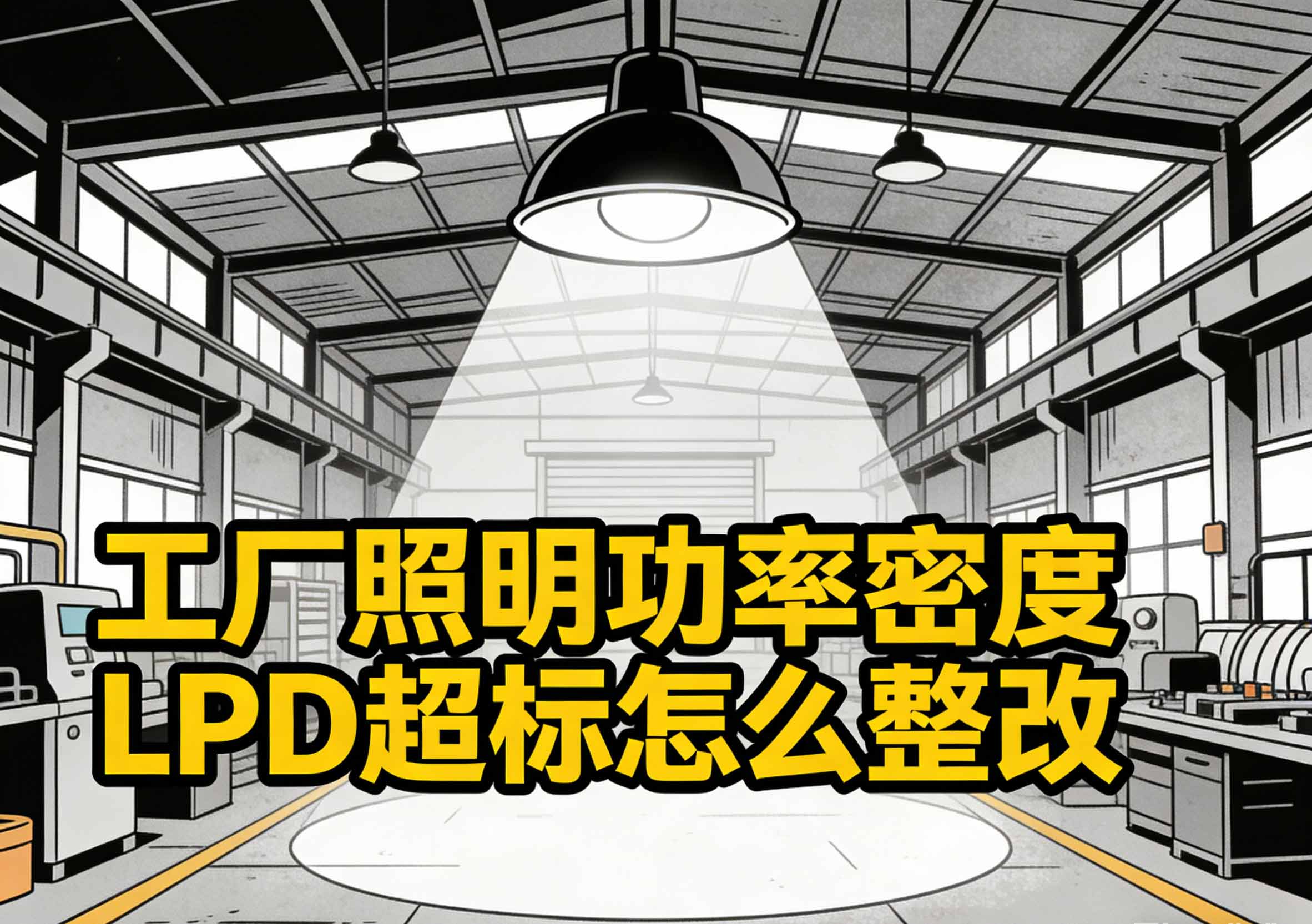 工厂照明功率密度LPD超标怎么整改