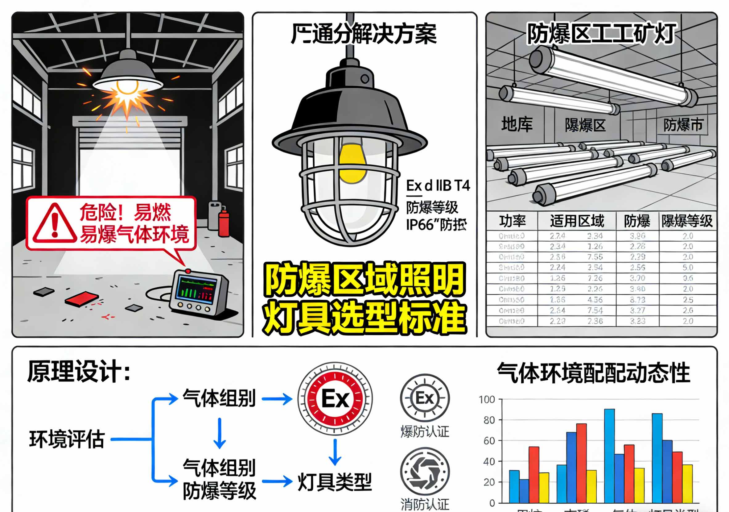 防爆区域照明灯具安装