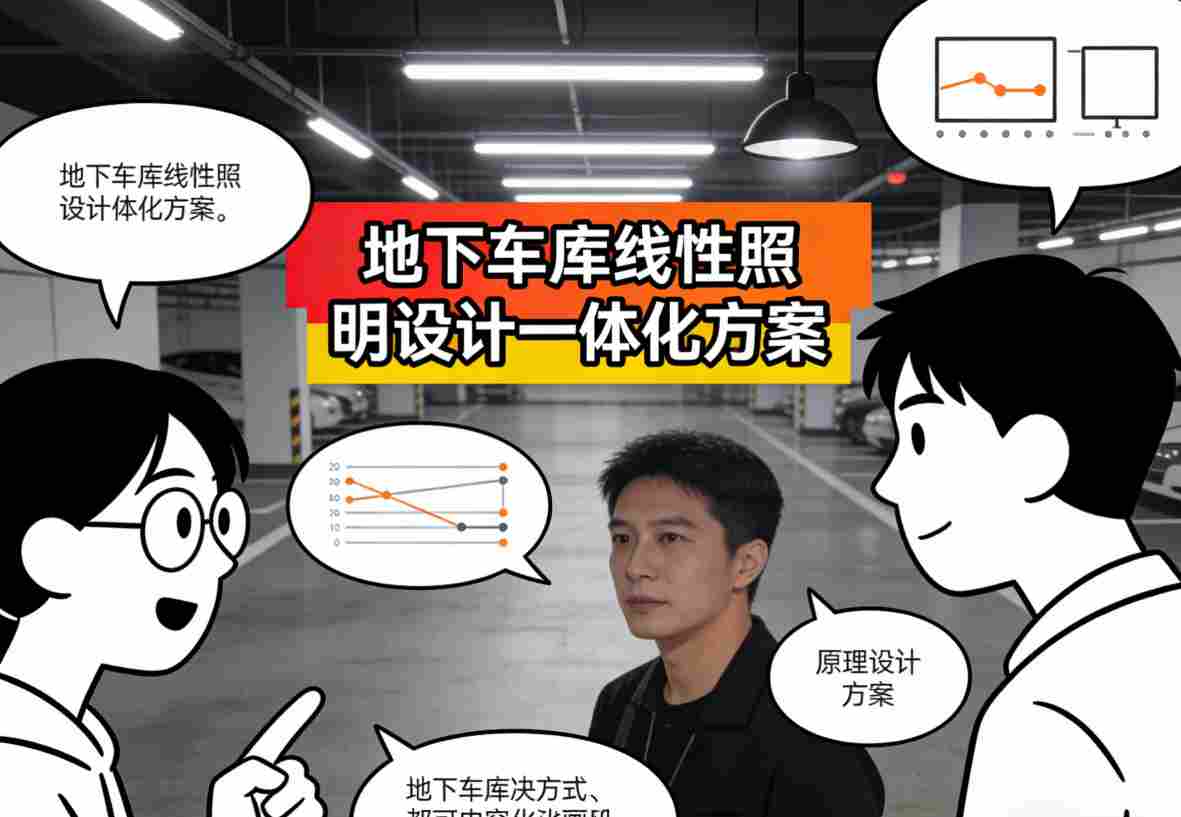 线性照明一体化方案设计图纸展示