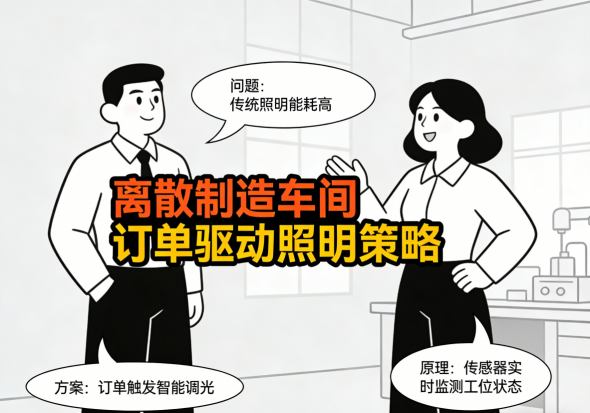 工位预点亮策略示意图 订单驱动照明