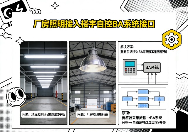 厂房照明BA系统接口应用场景