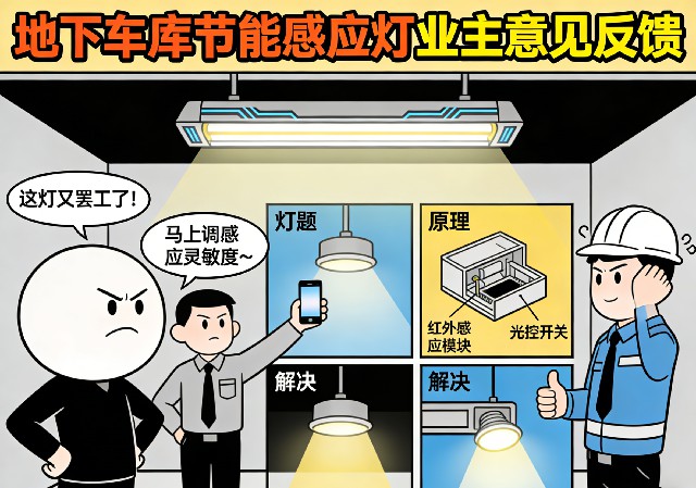 地下车库节能感应灯业主意见征集表示例