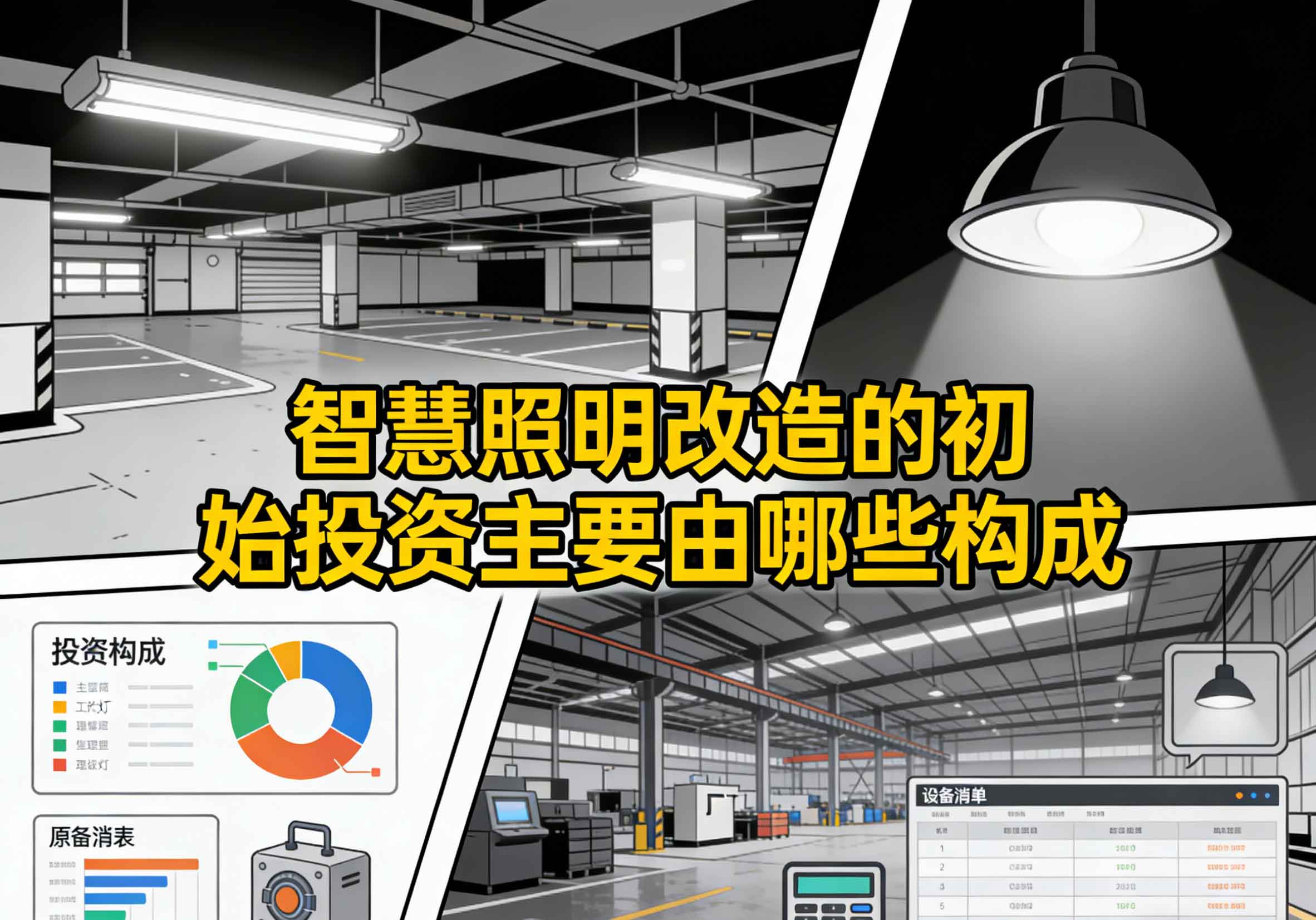 智慧照明改造的初始投资主要由哪些构成(13)