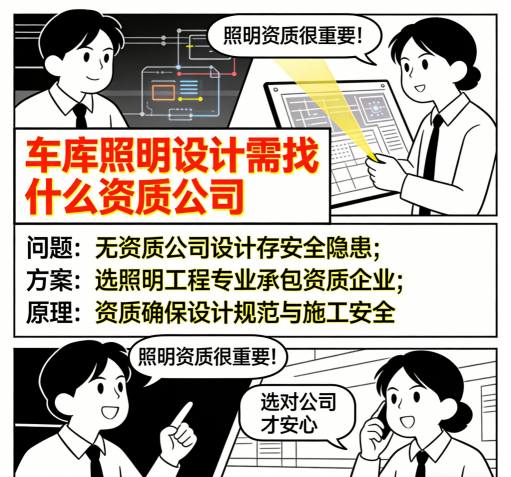 车库照明设计资质公司选择指南图2 展示资质证书示例