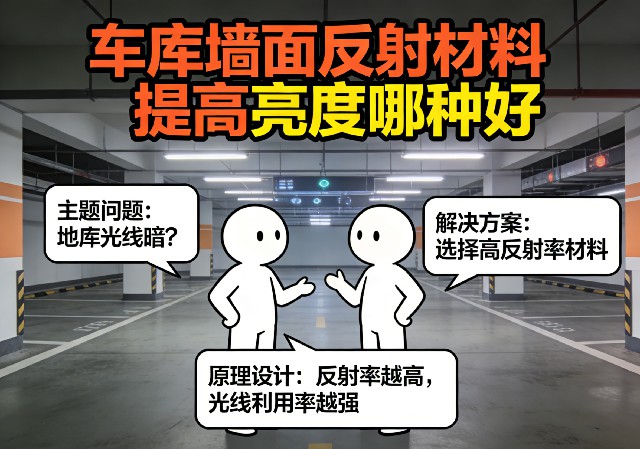车库墙面反射材料实际应用效果