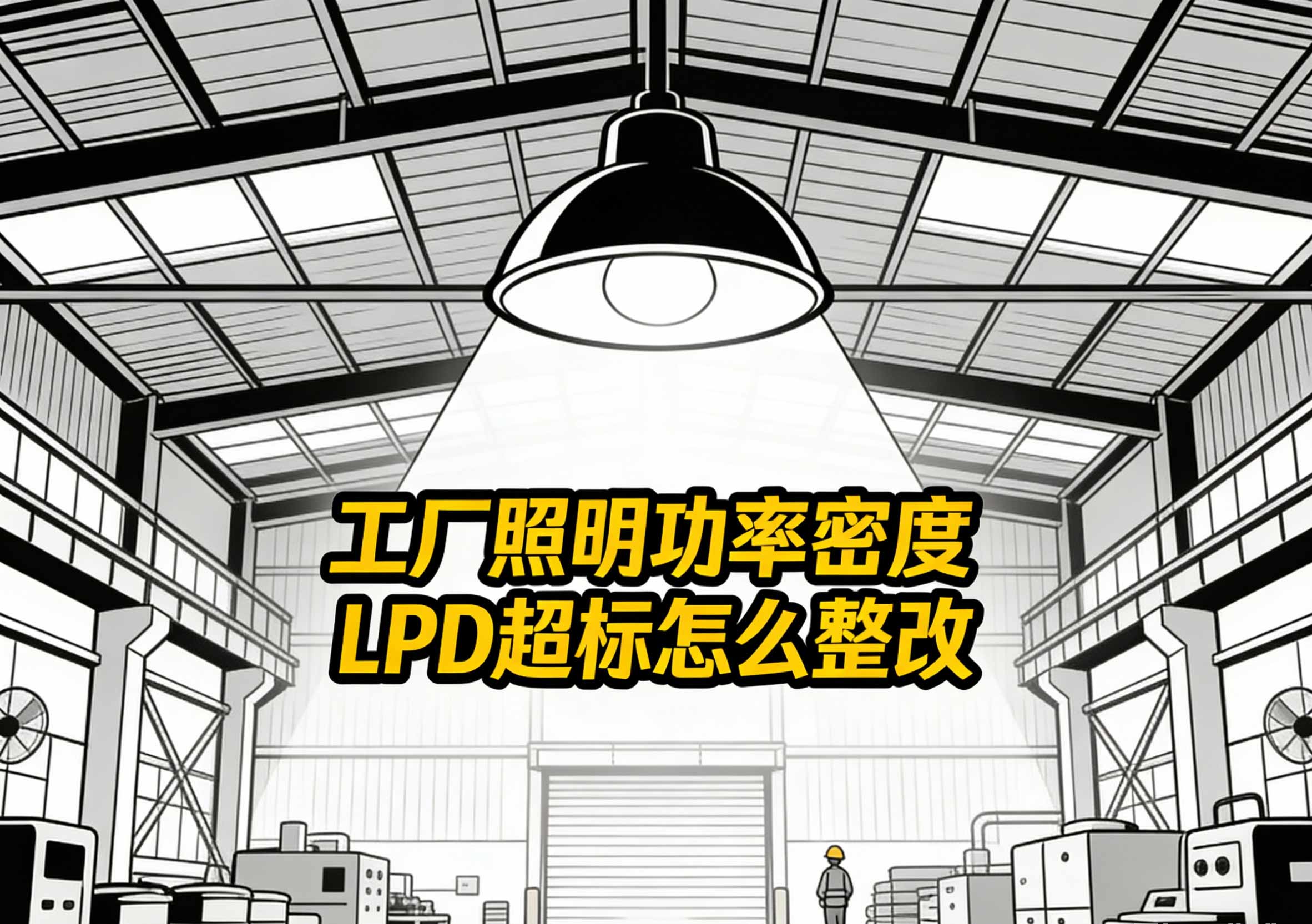 工厂照明功率密度LPD超标怎么整改(9)