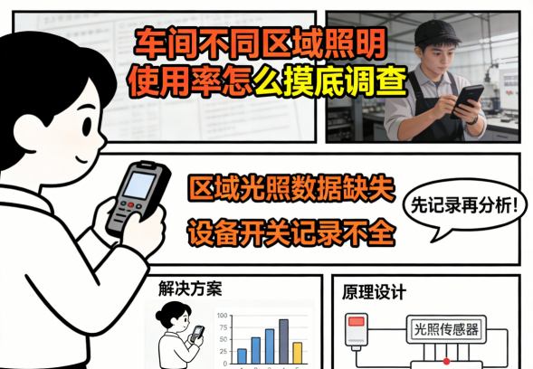 车间照明使用率摸底调查现场图展示