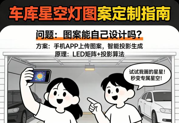 车库星空灯定制设计流程与图案规划