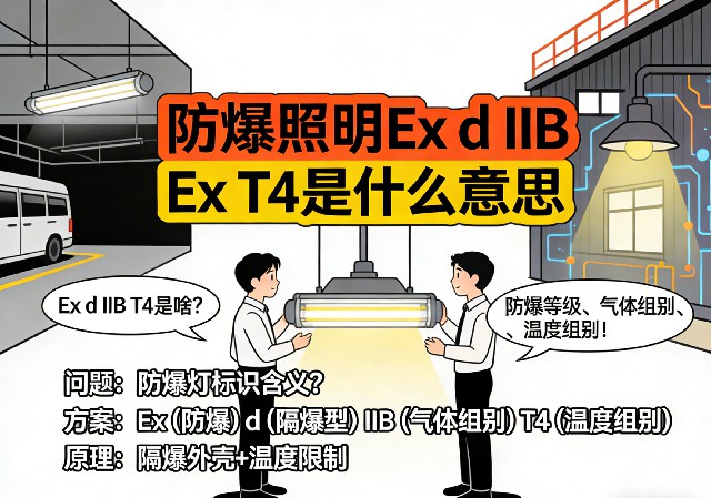 防爆照明设备ExdIIBT4标志详解与含义图解