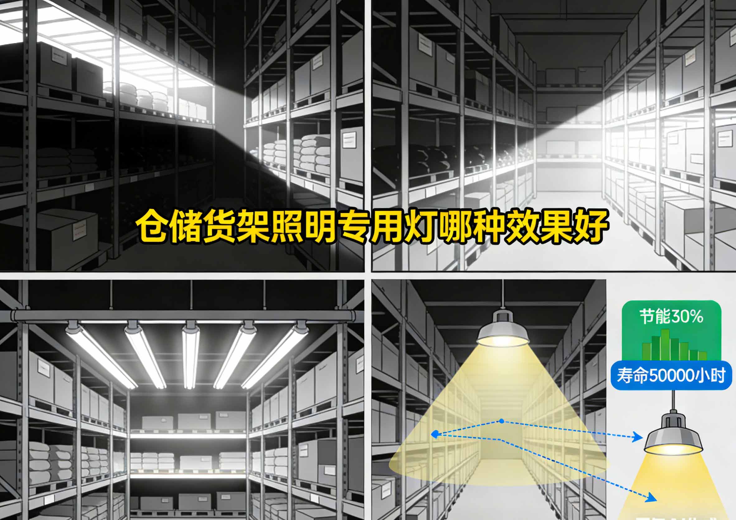仓储货架照明专用灯