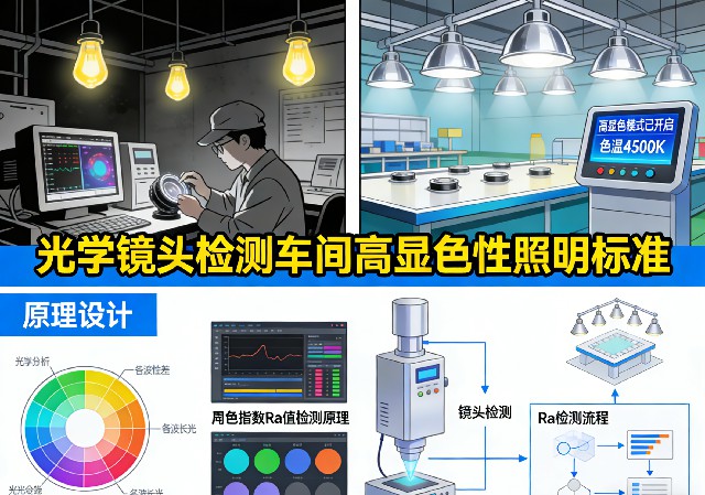 多种标准光源比色灯箱在镜头检测中的应用
