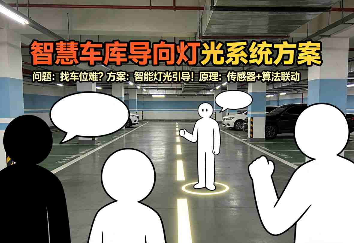 智慧车库导向系统实际应用场景