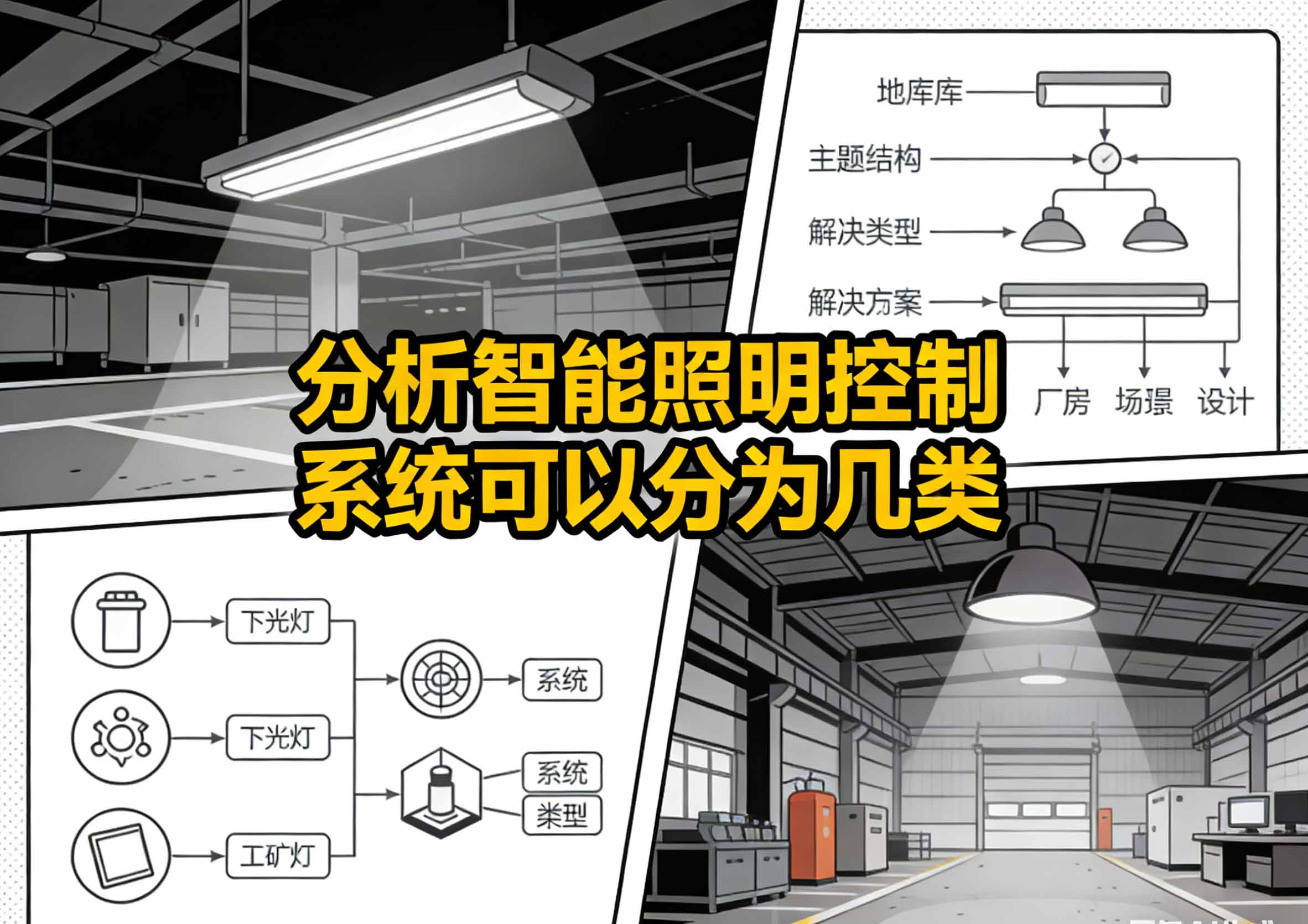 分析智能照明控制系统可以分为几类
