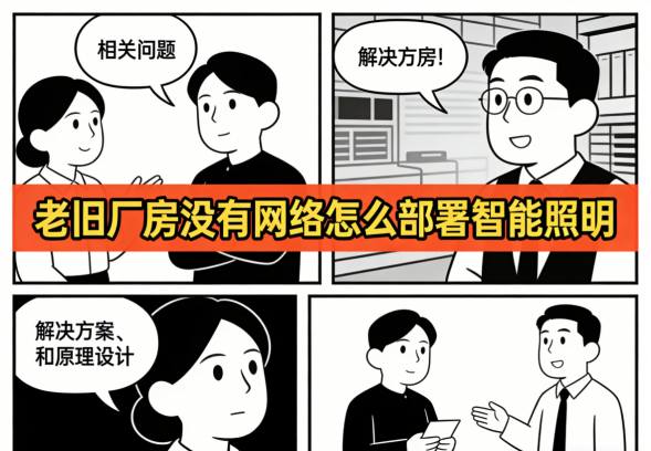 本地自组网智能照明系统架构图-无外部网络