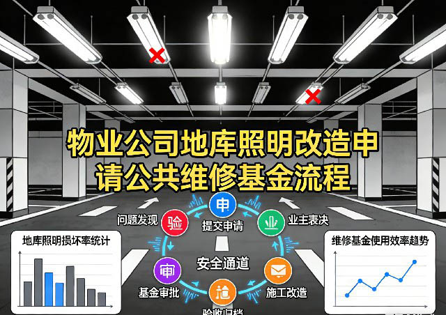 物业公司地库照明改造申请公共维修基金流程(1)