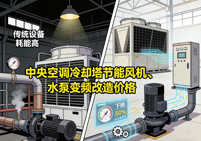 中央空调冷却塔节能风机、水泵变频改造价格