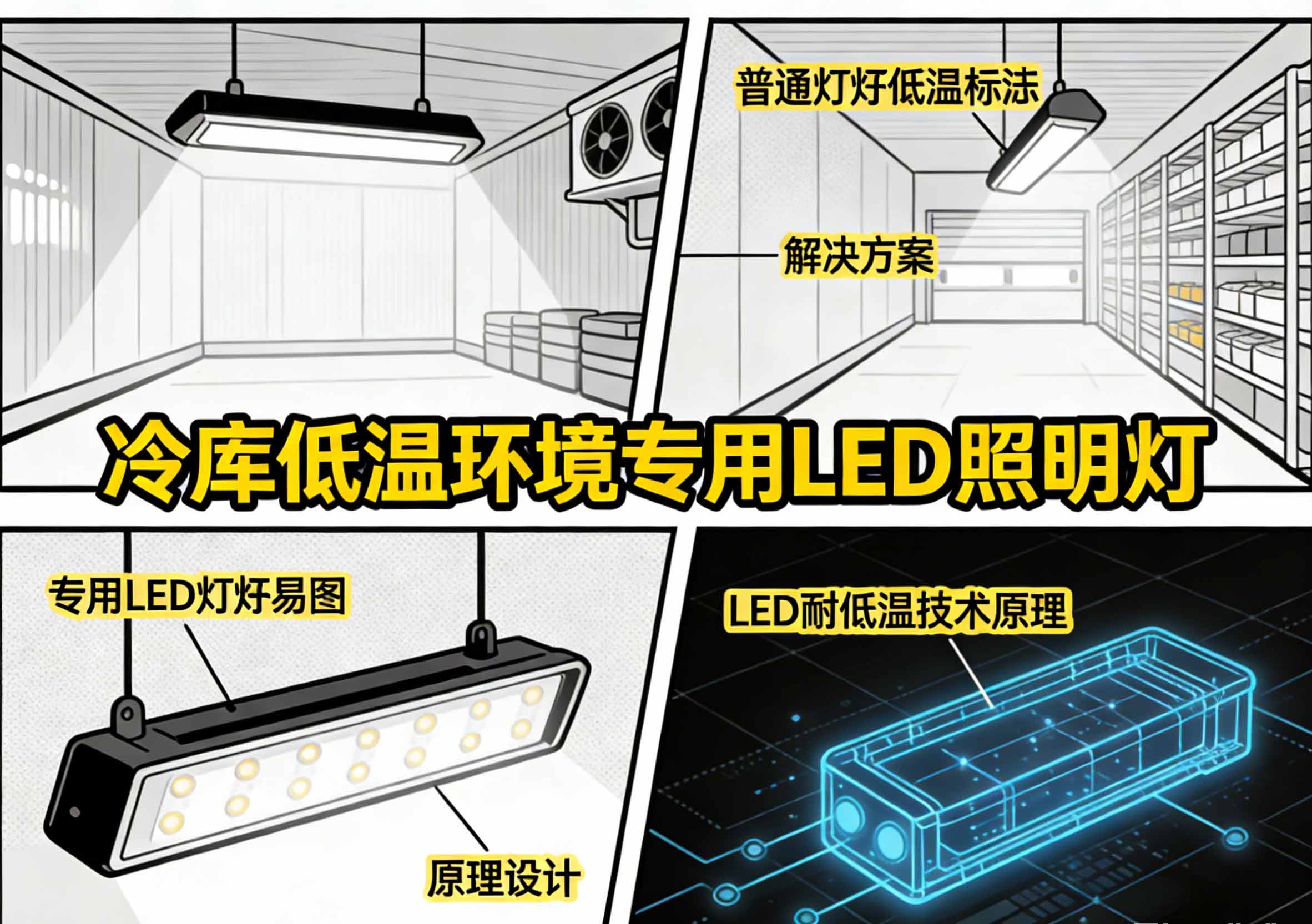 高顶仓库照明设计示意图