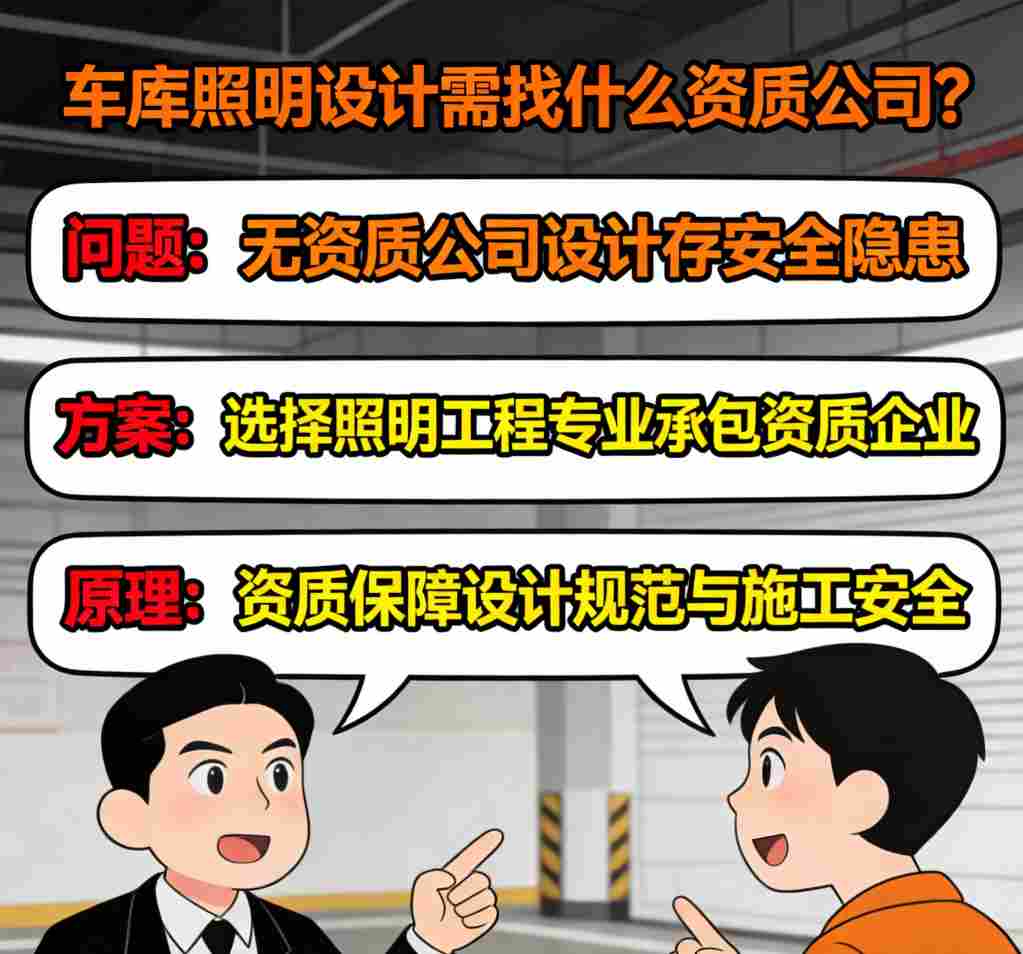 车库照明设计资质公司选择指南图1 展示车库照明效果