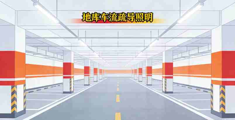 商业综合体地库节假日车流疏导照明方案1-2026