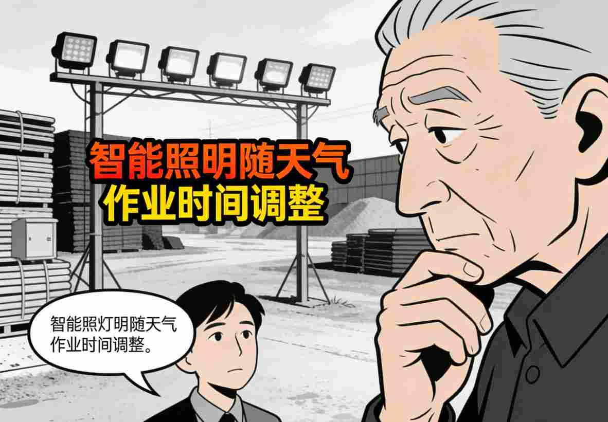 户外堆场智能照明控制系统原理图