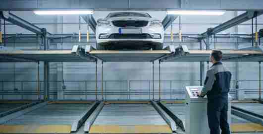 机械式停车库照明安全联动系统拓扑