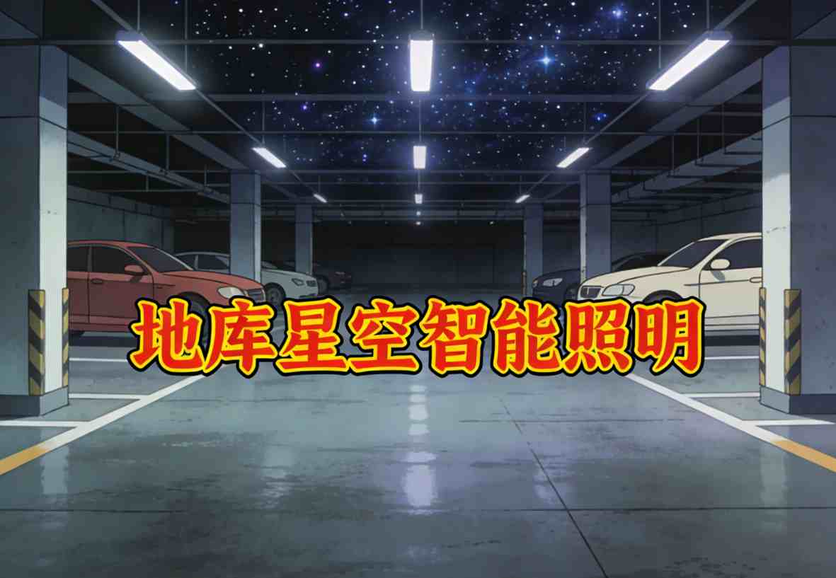 地库星空灯智能照明系统核心技术展示