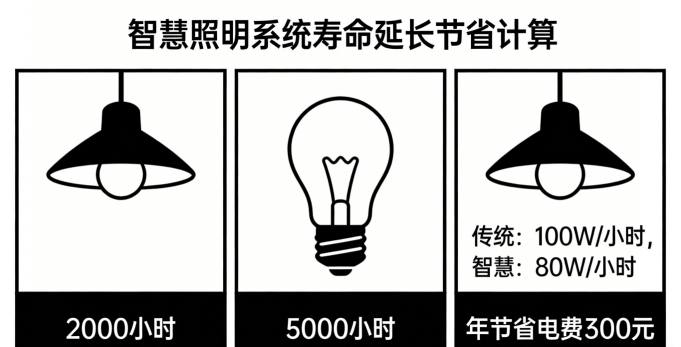 智慧照明施工团队现场调试