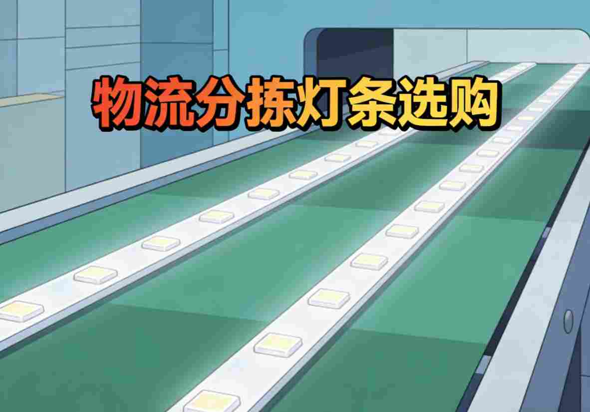 劣质灯条与优质灯条光斑对比