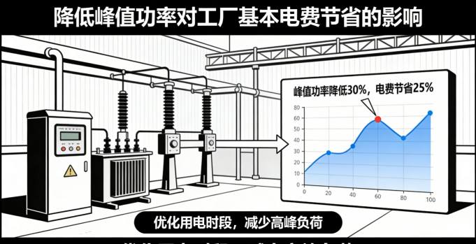 峰值功率对比图 基本电费节省
