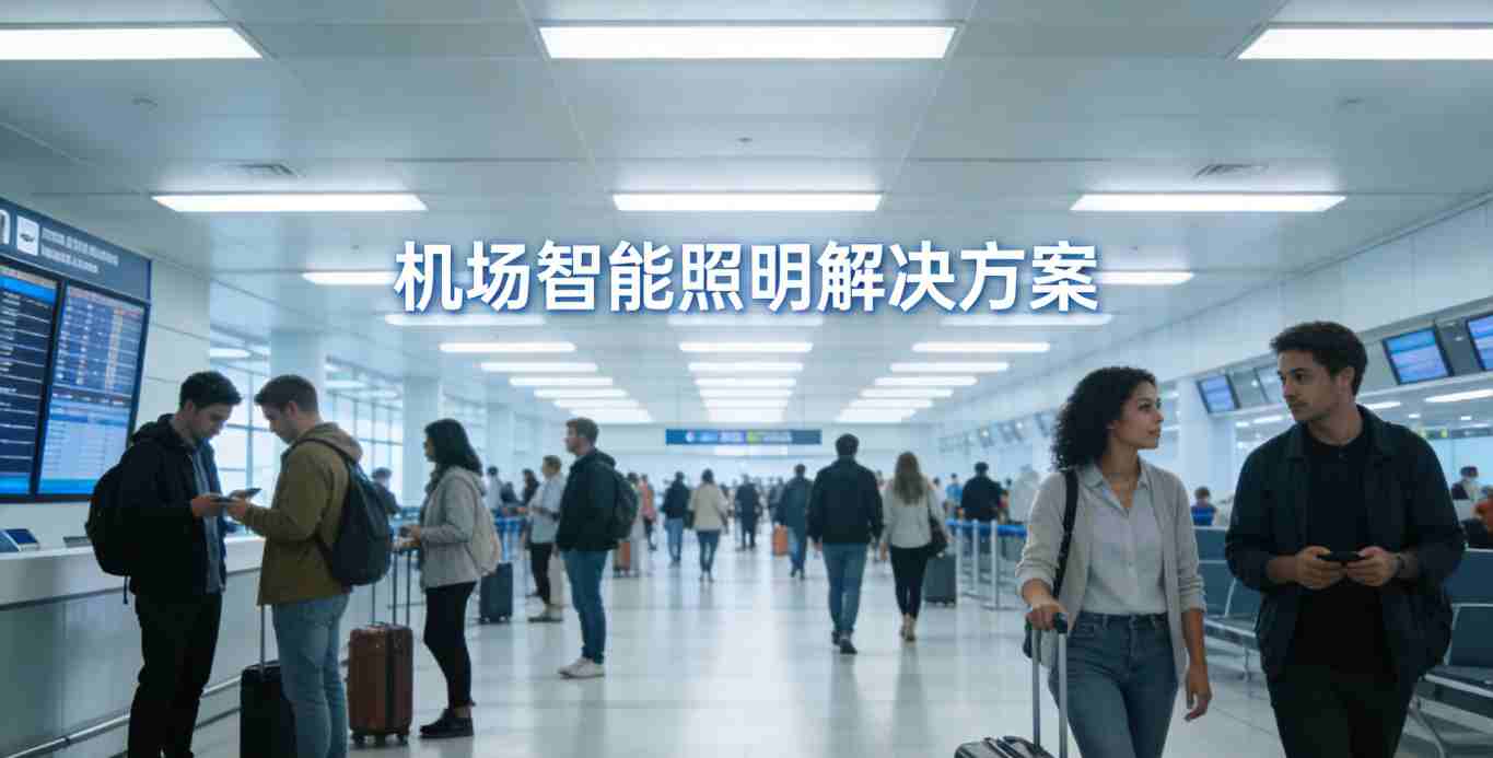 机场智能照明整体架构图-航站楼机坪联动2026