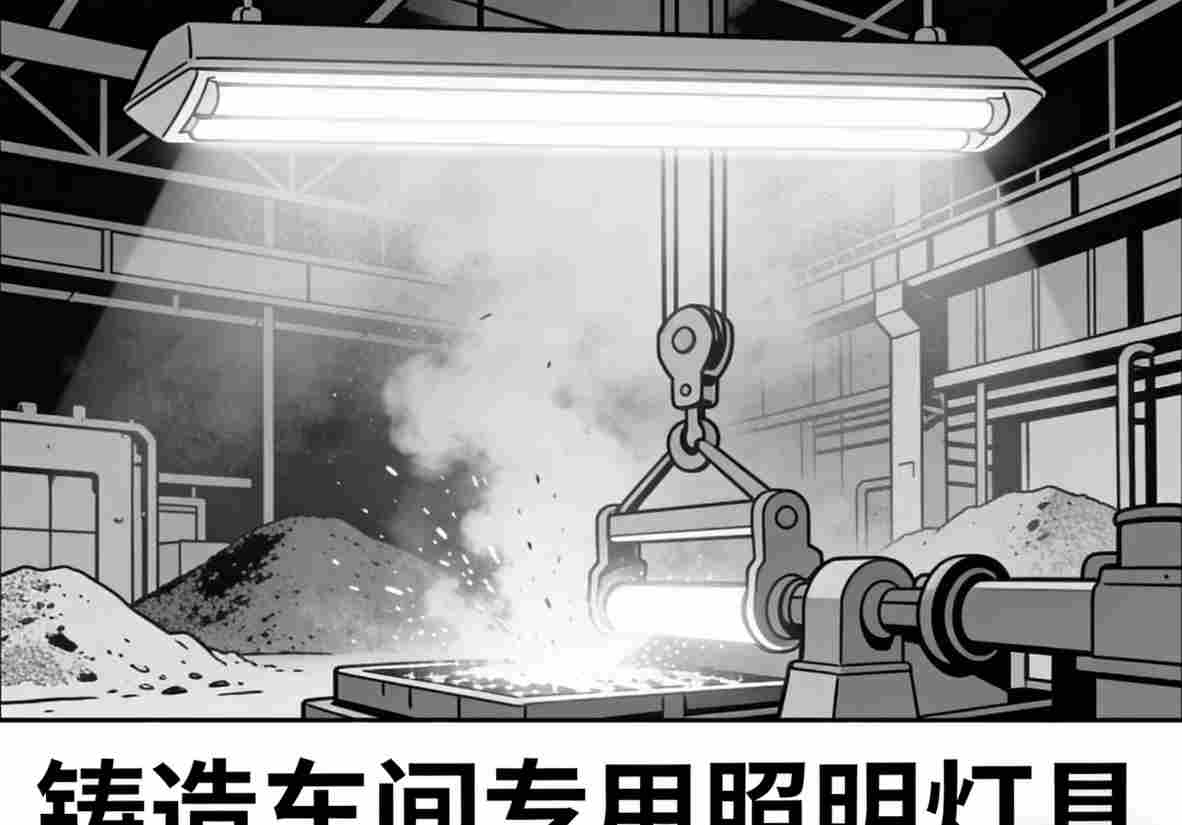 铸造车间粉尘环境专用照明灯具智能控制展示