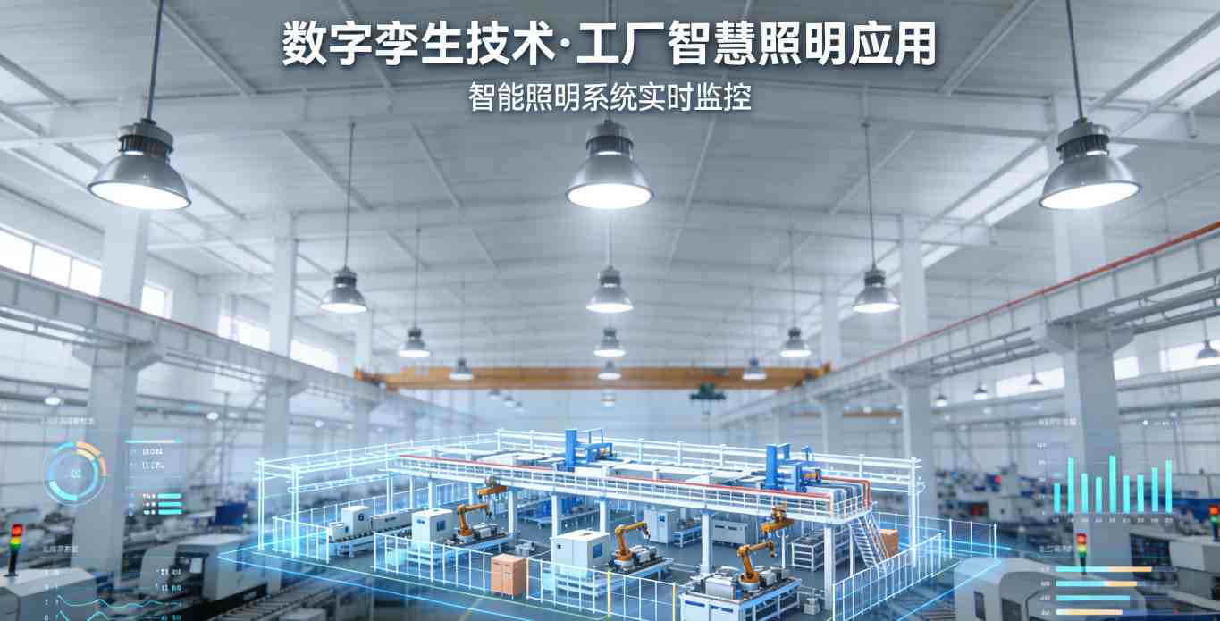 智慧照明实际工厂车间应用效果