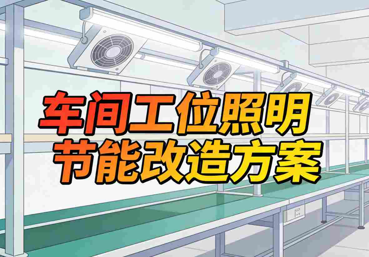 智能感应工位灯安装实拍