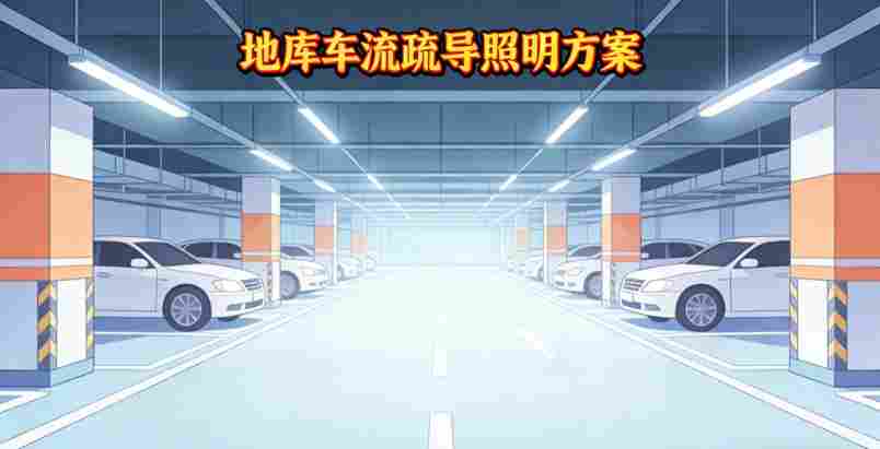 商业综合体地库疏导照明原理图2-2026