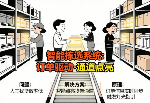智能点亮对应货架和拣选通道未来趋势 2026年仓储技术展望