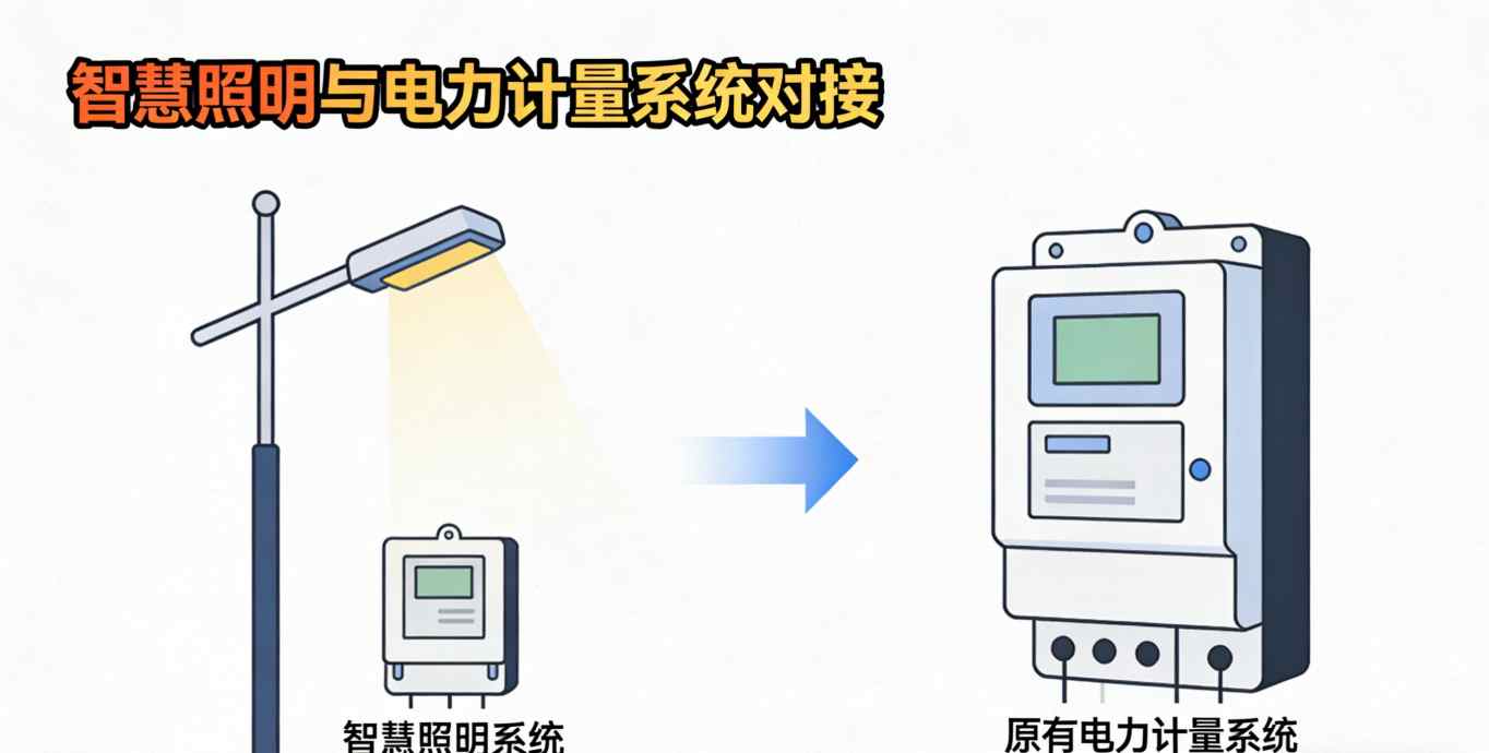 智慧照明平台展示实时功率和电量数据