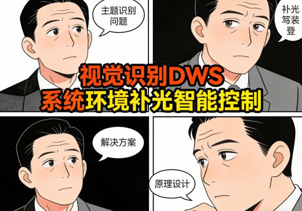 智能环境补光控制在物流DWS工作站整体效果图
